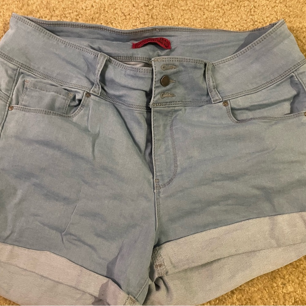 Wax Jean Light Blue Women's Jean Shorts